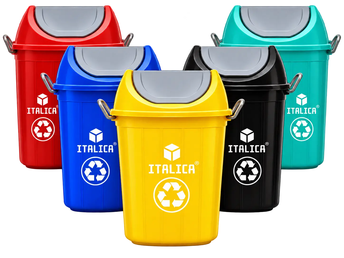Waste Bin with Swing Lid